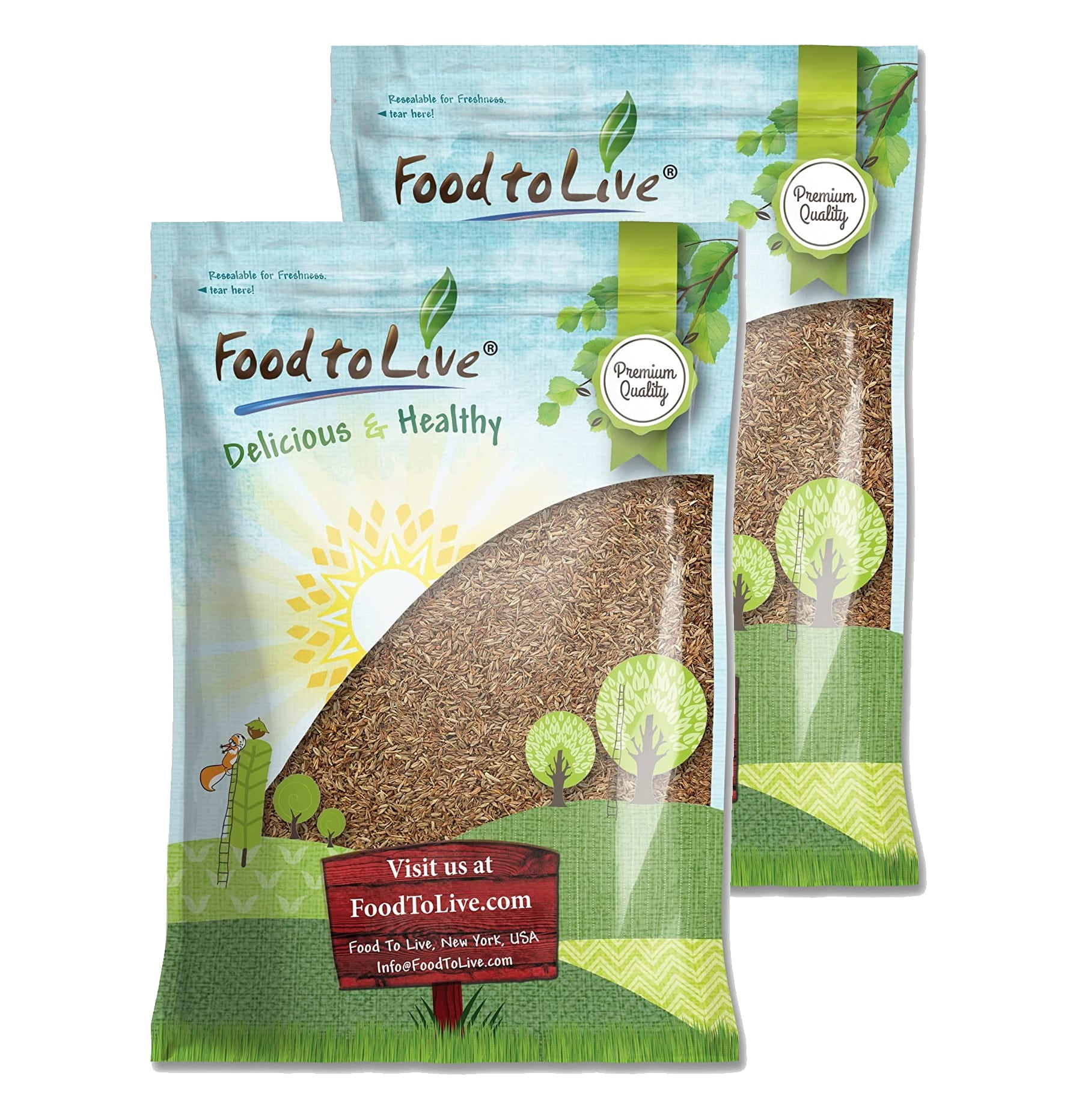 Cumin Seeds, 12 Pounds — Kosher, Raw, Vegan — by Food to Live
