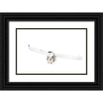 thumbnail image 1 of Cumming, Jim 24x17 Black Ornate Wood Framed with Double Matting Museum Art Print Titled - Snowy Owl Coming In For The Kill, 1 of 4