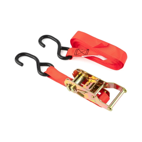 Cummins 1" x 15' Ratchet Strap with S-Hook
