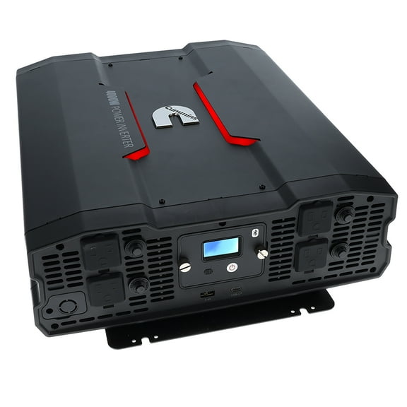 Cummins 4000 Watt Power Inverter Modified Sine Wave Truck Inverter 12V to 110 Volts Four AC Outlets Two USB Ports (Full Cable Kit Included) CMN4000W