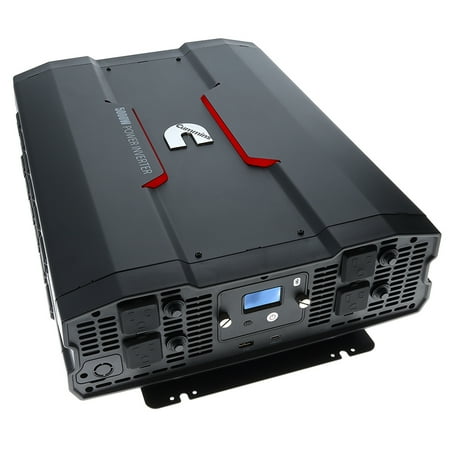 Cummins 5000 Watt Power Inverter Modified Sine Wave Truck Inverter 12V to 110 Volts Four AC Outlets Two USB Ports (Full Cable Kit Included) CMN5000W