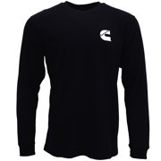 Cummins Apparel CMN4781 Cummins Unisex Long Sleeve T-shirt Black All Cotton Tee Cmn4781 - 4xl