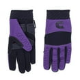 thumbnail image 1 of Cummins Womens Mechanic Glove CMN35157 - Purple and Black Synthetic Leather Anti-Vibration Anti-Abrasion Work Gloves All Season All-Purpose - Large, 1 of 5
