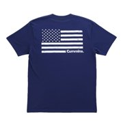 Cummins CMN35446 Flag Graphic Short Sleeve T-Shirt, Blue - Large