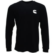 Cummins CMN4777 Mens Size Large Black Cotton Long-Sleeve Shirt