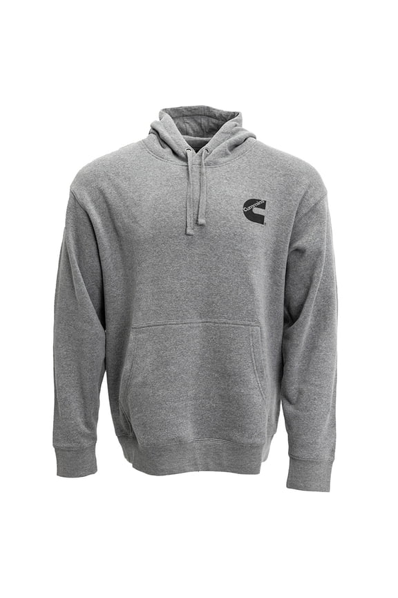 CMN5001 Mens Size XL Gray Fleece/Cotton Pullover Hoodie