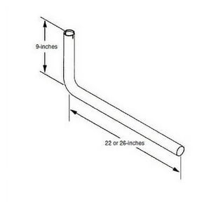 Cummins Onan 155-3481-02 26" Tailpipe/Exhaust Kit for HGJA Generator