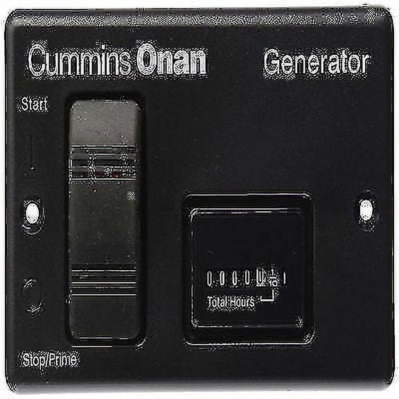 Cummins Onan 300-5332 Deluxe Switch and Hourmeter Panel - Analog