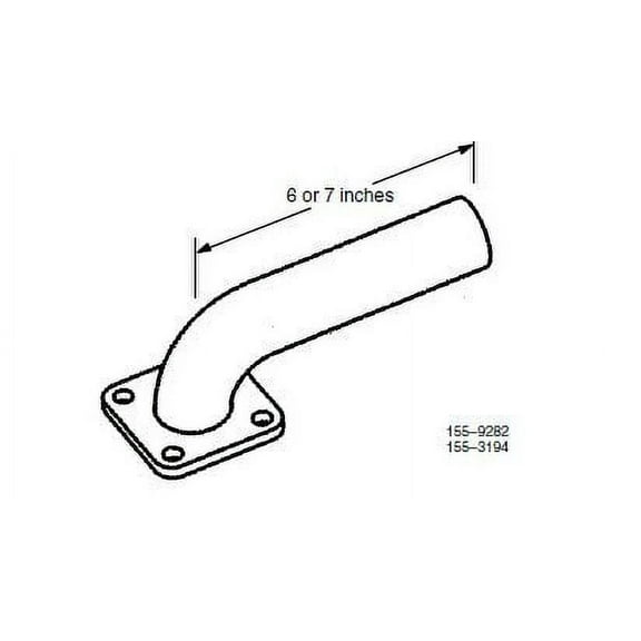 Cummins Onan A026E082 Exhaust Elbow for HDKCA & HDKCB RV Generators