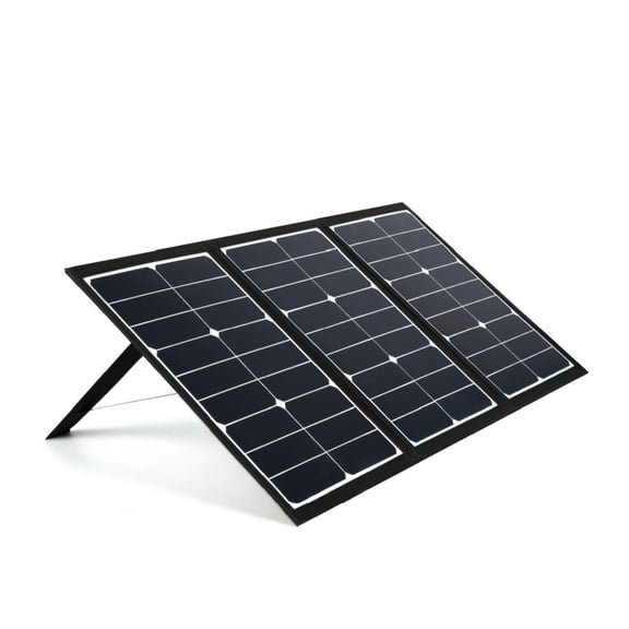 Cummins Portable 60W Solar Panel for Portable Power Stations, iPhone, iPad, Tablets, Laptop, with QC 3.0 USB and USB-C ports, DC Output, for Outdoors, Camping, RVs, and Travel, Black