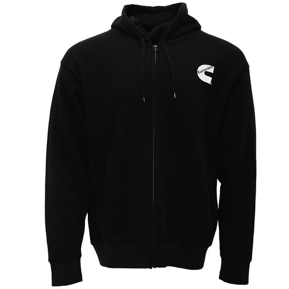 Cummins CMN5013 Mens Size 4XL Black 100% Cotton Full-Zip Sweatshirt