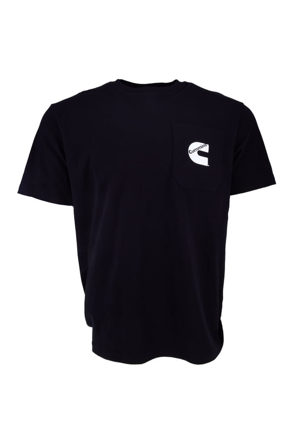 CMN4749 Mens Ss Pocket T Shirt Black 2x