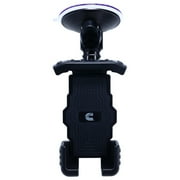 Cummins Windshield Phone Mount CMNWSPH - Suction Cup Phone Holder for Car or Truck Window or Dash Universal Fit - Black