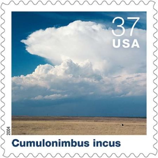 Cumulonimbus Incus Canvas Art - US POSTAL SERVICE (24 x 24)