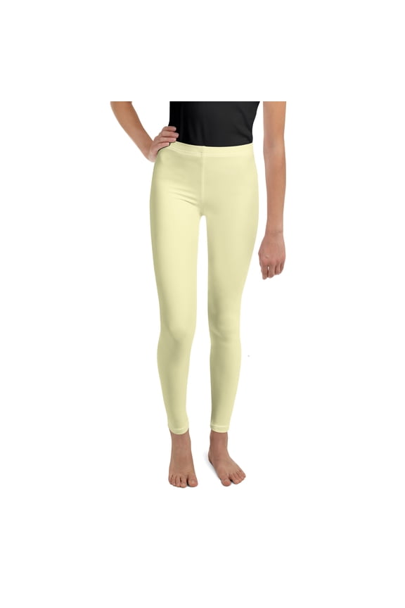 Cumulus Kids Leggings, Light Yellow Kids Leggings