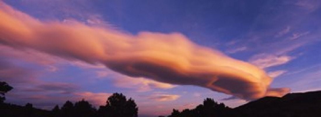 Cumulus clouds in the sky at dusk Paso Robles San Luis Obispo County California USA Canvas Art - Panoramic Images (18 x 7)