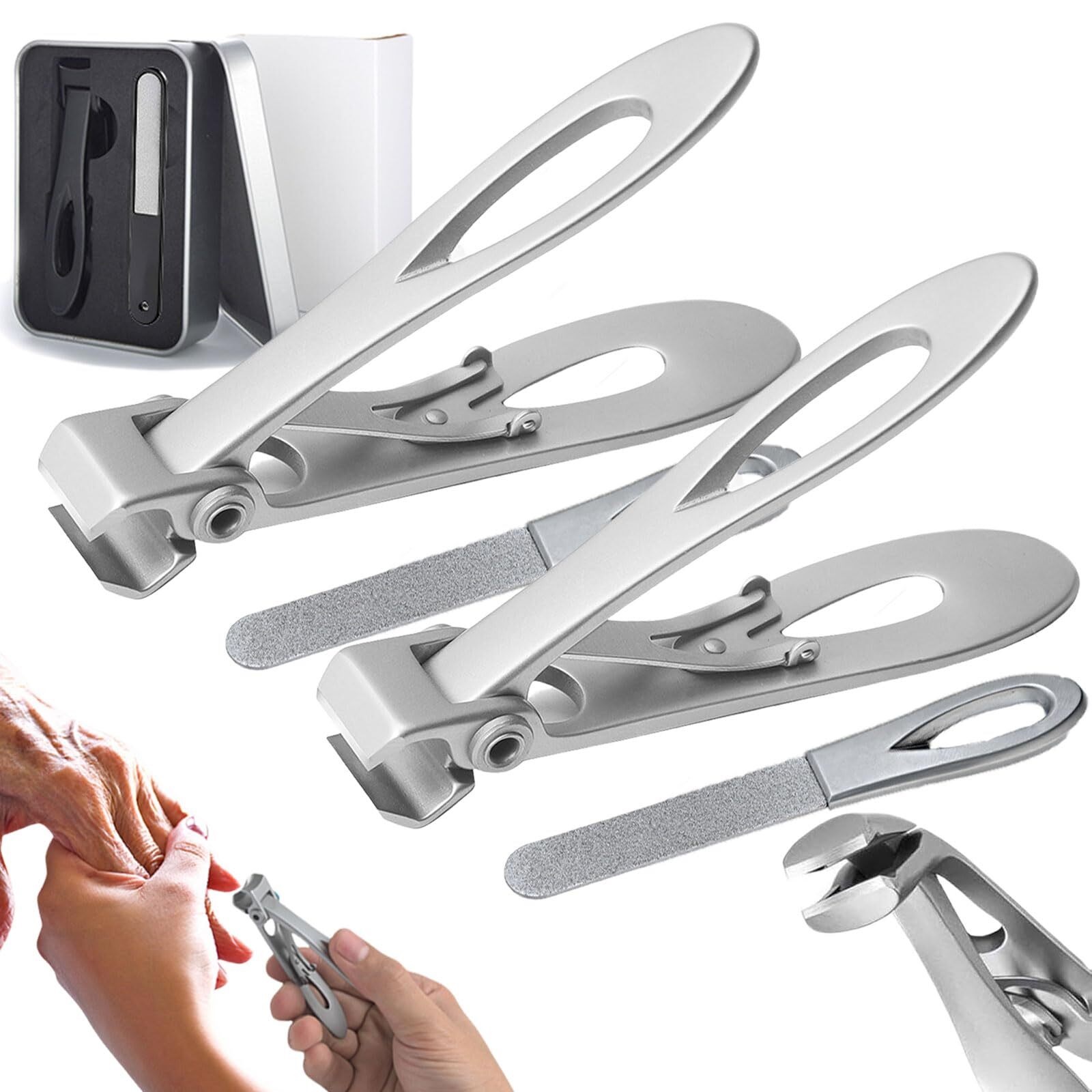 Cumuul ClipMaster Pro, 2024 Premium Cumuul Nail Clipper for Seniors