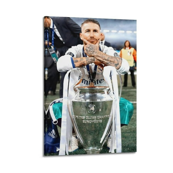 CunMenie Sergio Ramos Canvas Poster Poster Album Cover Posters for Bedroom Wall Art Canvas Posters Music Album Cover Poster