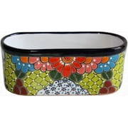 Cuna Mexican Colors Talavera Ceramic Garden Pot