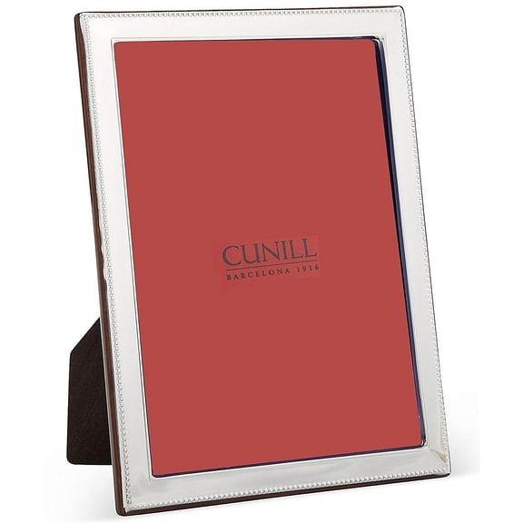 BEAD BEVEL Fine Sterling Silver 5x7 Frame by Cunill - 5x7