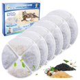 Cunina Cat Water Fountain Filter, 6 Pack Pet Fountain Filter
