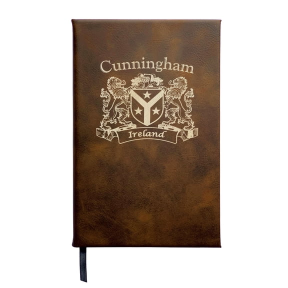 Cunningham Irish Coat of Arms Leather Journal