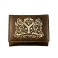 thumbnail image 1 of Cunningham Irish Coat of Arms Rustic Leather Wallet, 1 of 3