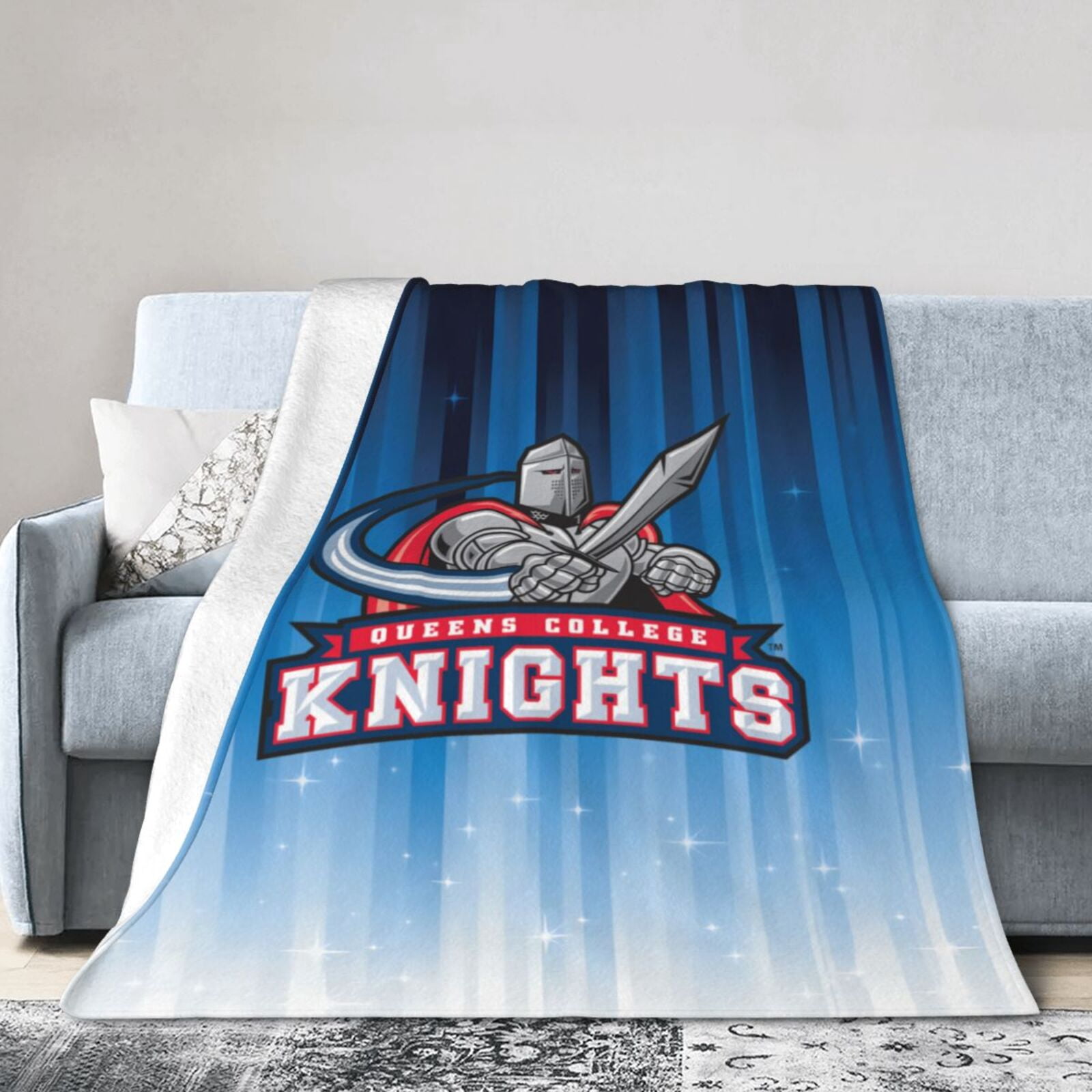 Cuny Queens College Ultra-Soft Micro Fleece Blanket Multi-Size Flannel ...