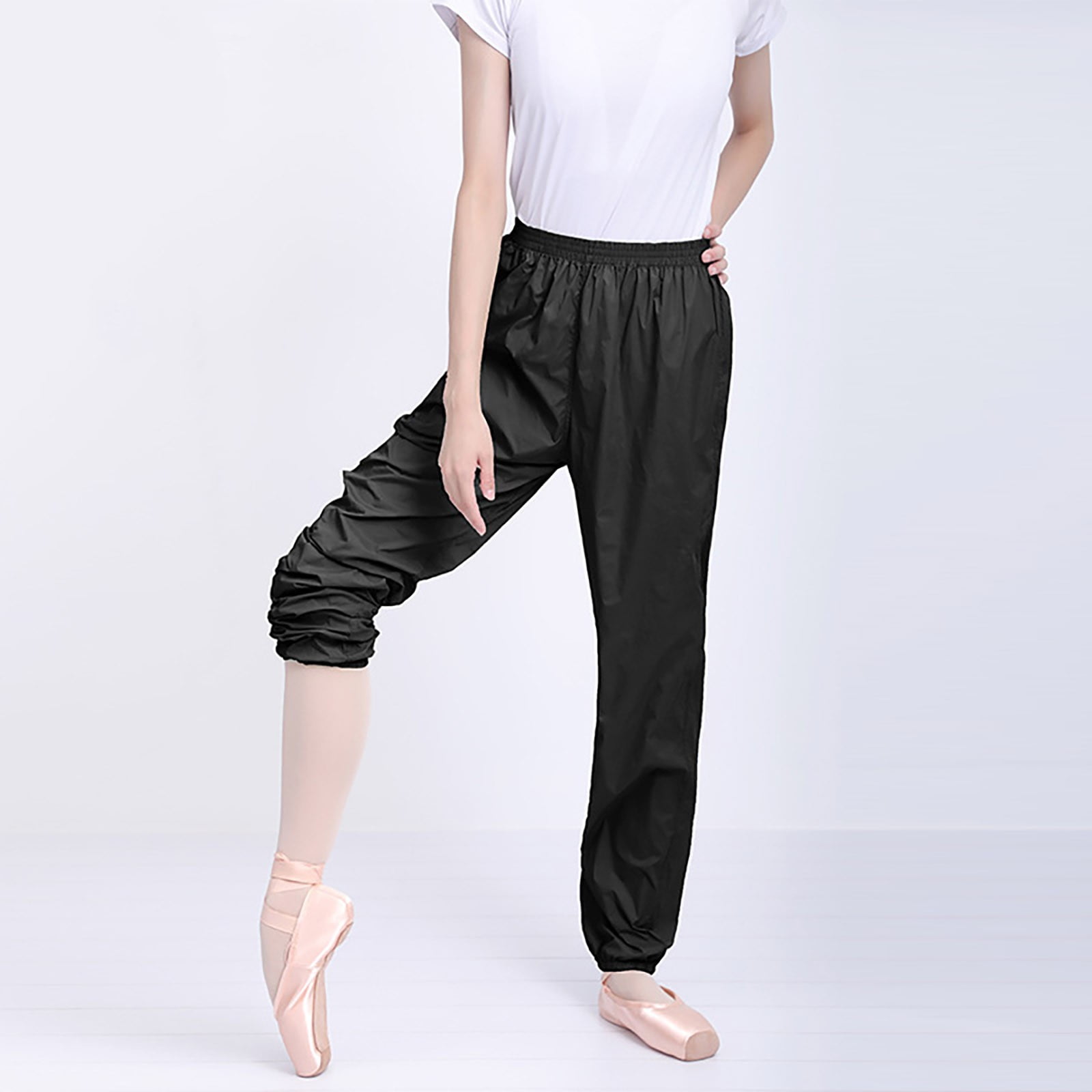 Plus size warm up pants top