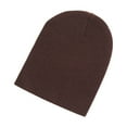 thumbnail image 1 of Cuoff hats Baby Beanie Hat Boy Girls Soft Hat Children Winter Warm Kids Knitted Cap Brown One size Knitting Yarn, 1 of 2