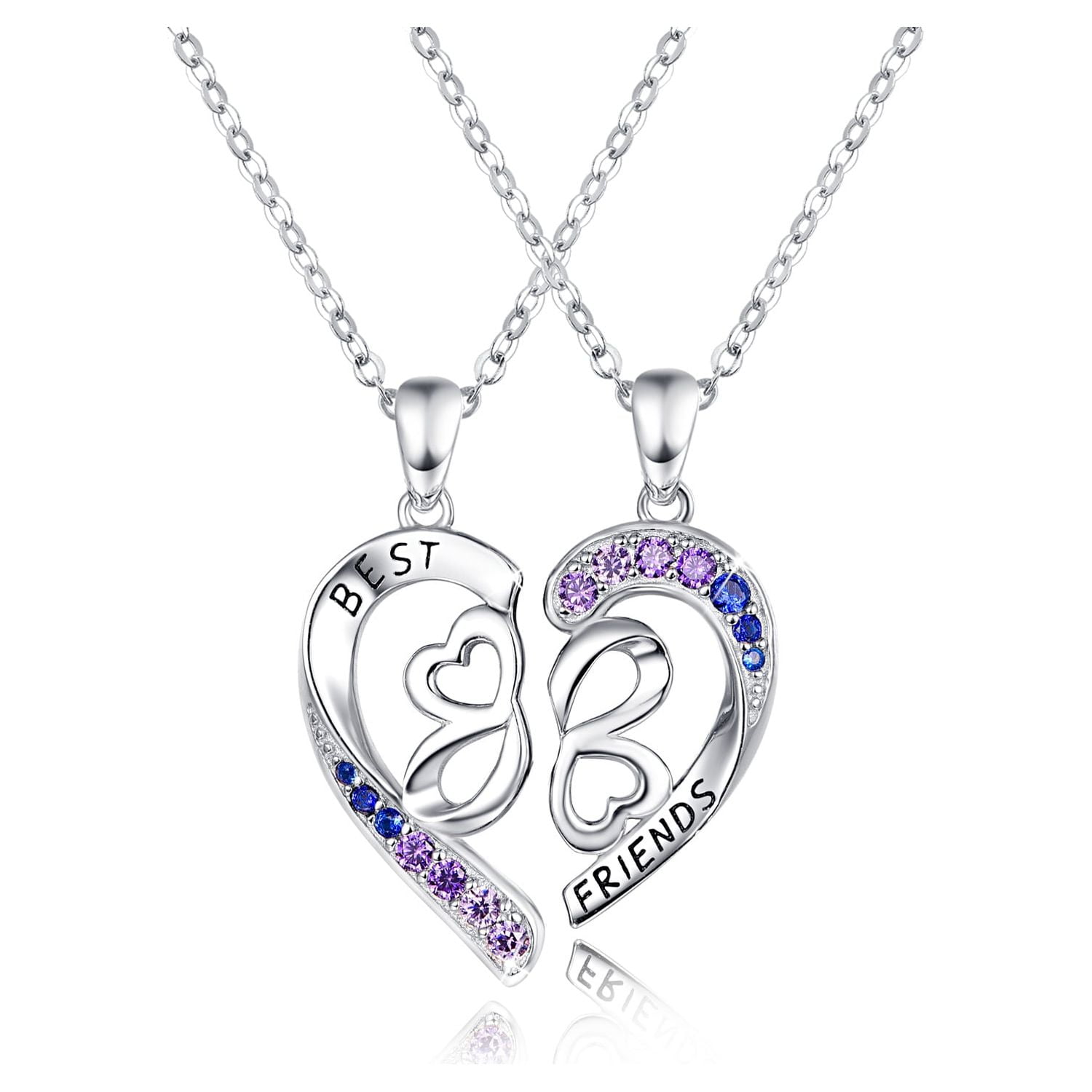 Amazon.com: Huiuy Set of 2 Pieces Big Sis Lil Sis Necklaces Set Matching  Jigsaw Puzzle Pendant Stainless Steel Gift for Sisters Friends (Necklace) :  Clothing, Shoes & Jewelry