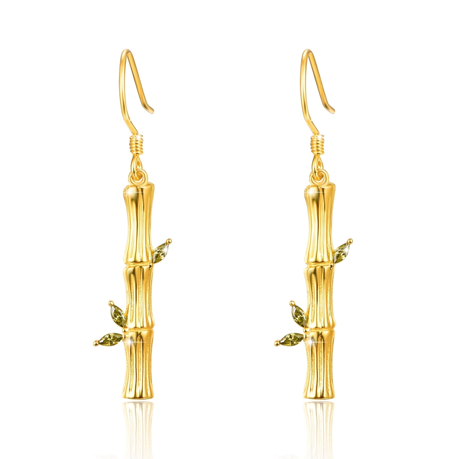 Shop Bamboo Earrings in Gold Silver and Black for Stylish Jewelry