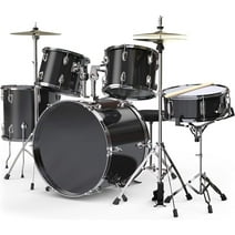 Ashthorpe 5-Piece Complete Junior Drum Set with Genuine Brass Cymbals ...