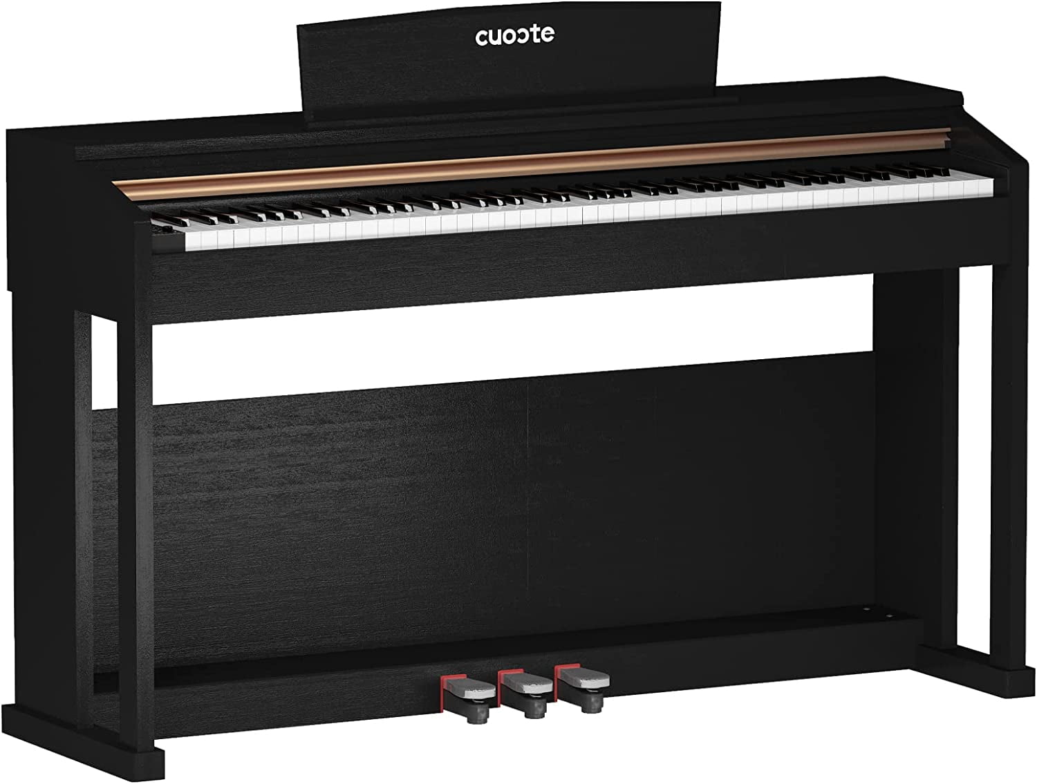 Cuoote Cu901 88Key Weighted Hammer Action Digital Piano with Full