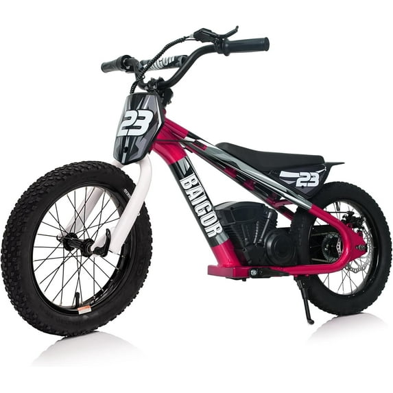 Cuoote Kids Electric Dirt Bike, Ages 6-12, 250W Brushless Motor, 15.5MPH, 16" Tires, 24V Battery