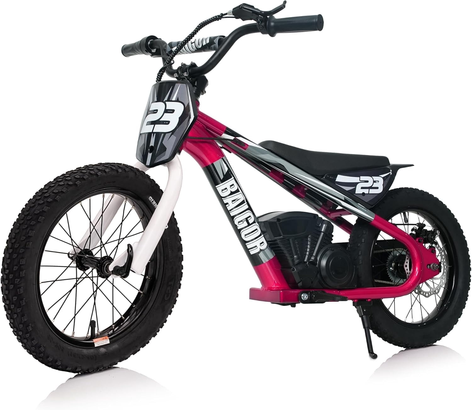 Cuoote Kids Electric Dirt Bike, Ages 6-12, 250W Brushless Motor, 15.5MPH, 16" Tires, 24V Battery