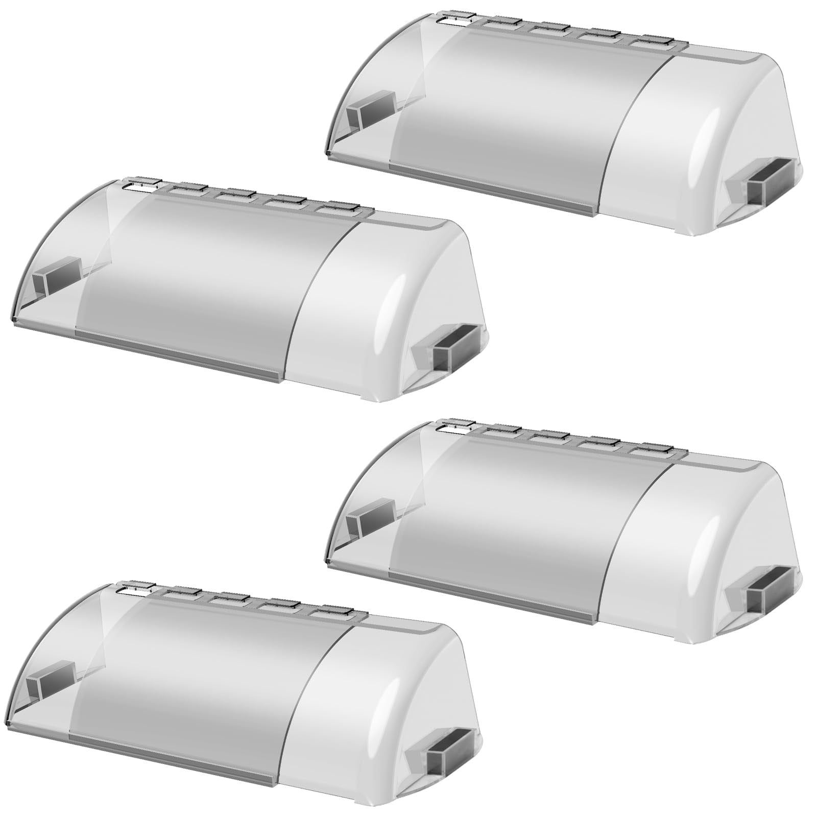 Cuopluber 4 Pack Adjustable Air Vent Deflector 8"to Floor