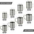 thumbnail image 1 of Cup,220/350/450/600ml Wall Water Office Picnic Coffee Tea Office Water Cup Tea Office Cup Coffee Tea Siuke Hxber, 1 of 6
