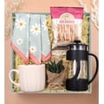thumbnail image 1 of Cup & Black French Press & Mehmet Efendi Colombian Filter Coffee & Live Sukulent Flower & Daisy Patterned Foulary Set, 1 of 1