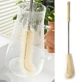 thumbnail image 1 of Cup Brush Clean Small Brush with Long Handle, L-Shaped Flexible Cleaning Brush for Glass, Ceramic, Plastic Cups, Easy to Use and Store, 1 of 4