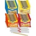 thumbnail image 1 of By The Cup Chop Sticks and Soup Variety, 4 Flavor Assortment, 3 Ounce Single Serving Packs Maruchan Ramen Noodle Soup, 6 of each Soy, Creamy Chicken, Roast Beef and Chicken Flavor (Pack of 24), 1 of 6