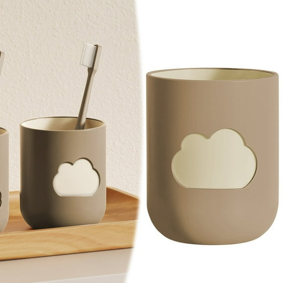 Cup Clearance! Simple Cloud Mouthwash Cup Home Brushing Cup Creative Cute Couple Mouthwash Cup Glass&Bottle