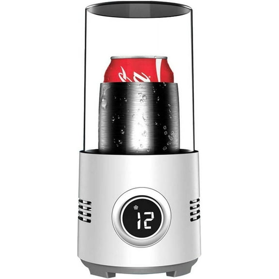 Cup Cooler-Coffee Warmer Desktop 2IN1, 60°C- 2°C Coffee Tea Drinks Mug Warmer Cooler Desktop Heating and Cooling Beverage Plate for Water,Milk,Beer,Cocoa