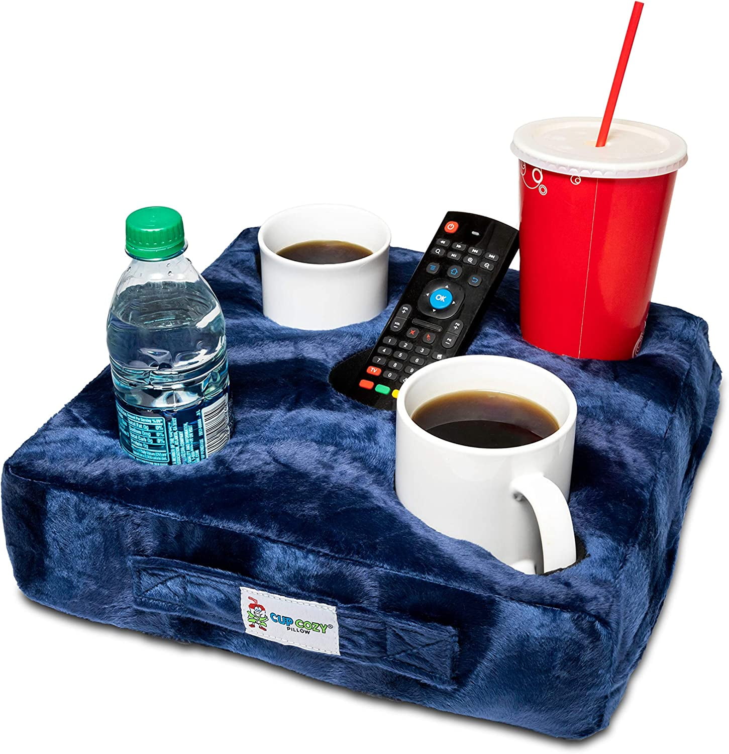 Cup Cozy Deluxe Pillow (Navy) As Seen on TV -The world's BEST cup