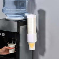 Cup Dispenser,3.1x9.8Inch Wall Mounted Disposable Cup Holders Rack,Pull Type Paper Water Cup Dispenser,Large Capacity,Hold 40 Paper Cup,for OfficeRestaurant, Hotel