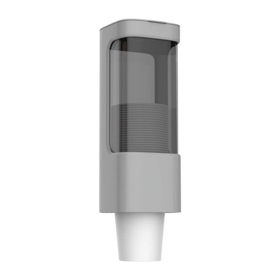 Cup Dispenser Under $5! Xqxayjr Wall Mounted Paper Cup Dispenser, Pull-Type Bathroom Cup Holder for 3oz-5oz Cups, Plastic Cup Organizer for Home and Office, Sanitary Storage Solution