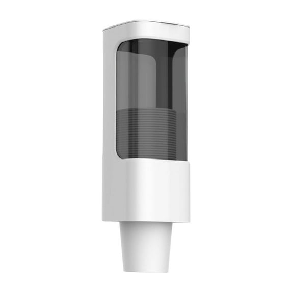 Cup Dispenser, Wall Mount Water Cooler Cup Dispenser fits 3oz-5oz Disposable Paper and Plastic Cups, Pull Type Cup Holder for Bathroom, Office, Break Room, Gym