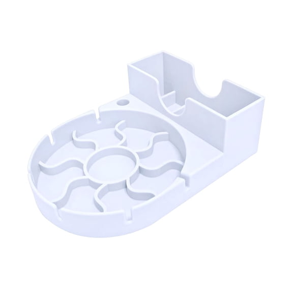 Cup Drying Rack | Portable Tumbler & Baby Bottle Drying Stand | Food-Grade Material | All-Around Draining Slots | Non-Slip Base with Drip Tray | Includes Straw Cleaning Brush | 1 Piece
