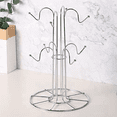 Cup Drying Rack with 8 Hooks Drainer Mug Tree Mug Organizer for Home ...