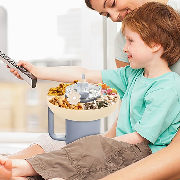 Cup Fruit Plate Snack Plate Water Cup Snack Plate Silicone Snack Bowl Platter High-quality